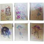 Mikro Not Defteri Cep Ajandası - Sert Kraft Kapaklı - 10X14 cm 80 Yp Kareli ( 1 Adet )
