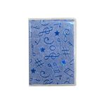 Mikro NT-216 Mavi Çizgili Küçük Boy Nota Desenli Not Defteri