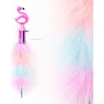 Mikro Peluşlu Flamingo Tükenmez Kalem 6 Renkli Yumuşak Dokulu Eğlenceli Tasarım