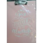 Mikro Sekreterlik St-30 Work Hark Dream Never Give Up Mor Renk Desenli Sekreterlik+Thinkbook A5 Renkli Çizgisiz Defter