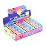 Mikro Silgi Renkli Soft Pastel 2B-24 - 10 Adet