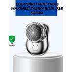 Mikro Titreşim Motorlu Düşük Sesli USB Girişli Tıraş Makinesi - HS6998-2873 - Renkli