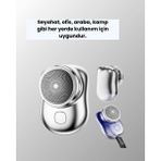 Mikro Titreşim Motorlu, Düşük Sesli, USB Girişli Tıraş Makinesi ( Lisinya )
