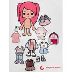 Mikro Toca Boca Manyetik Giydirme Seti2