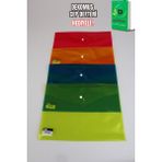 Mikro x Dekomus Rainbow Sort Collection 5 Adet Çıtçıt Dosya "dekomus Cep Defteri Hediyeli" - 102-Beyaz