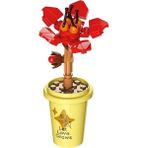Mikro Yapı Taşları Çiçek Oyuncakları Diy Ev Masası Fabrikası Serisi Dekorasyon Saksı Simüle Edilmiş Flowermodel Set Çocuk Oyuncakları Hediyeler Renk: Kapok (Yurt Dışından) - 6+ Yaş