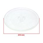 Mikrodalga Fırın Universal Cam Tepsi - 245mm Delikli