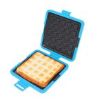 Mikrodalga sandviç üreticisi, Elektrik Bulaşık Makinesi Güvenli Mikrodalga Fırın Toastie üreticisi, Panini Press Grill, kahvaltı Yapmak Için ızgara Peynir üreticisi (BLUE)