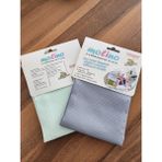 Mikrofiber 40X58CM 2 Adet Sihirli Bez Ayna, Tv, Cam Mutfak Banyo Bezi - Gri