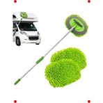 Mikrofiber Bezli Oto Yıkama Mop Seti Yedekli