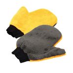Mikrofiber El Geçirmeli Çift Yüzlü Araç Yıkama Mopu - 1Adet