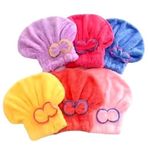 Mikrofiber Havlu Saç Kurutma Bonesi 3'LÜ SET