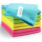 Mikrofiber Temizlik Bezi 8'li Çok Amaçlı Iz Bırakmaz Ilbays Temizlik Bez - Renkli Oto Kurulama