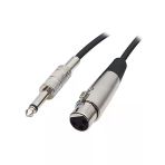 Mikrofon Ara Kablo, 5 Metre Uzunluk, 6.3Mm Ve Xlr Bağlantı