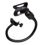 Mikrofon Standı Esnek Kaz Boyunlu Masaüstü Mikrofon Standı Ağır Hizmet Tipi Masa Kelepçeli 3/8" - 5/8" Vida Adaptörü 360 Ayarlanabilir Kompakt Mikrofonlar için
