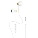 Mikrofonlu Kablolu 3.5mm Jack Girişli Kulaklık – Net Ses, Günlük Kullanım (Beyaz)