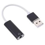 Mikrofonlu Kulaklık USB Çevirici USB Ses Kartı 7.1 Tek Girişli USB Ses Kartı