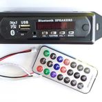Mikrofonlu/Bluetooth-Radyo-Usb-Aux-Sd Kart Mp3 Çalar 12 Volt + Montaj Kutulu