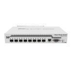 MikroTik Bulut Yönlendirici Anahtar DC 800 MHz 512 MB RAM, 1 x Gigabit LAN, CRS309-1G-8S+IN (512 MB RAM, 1 x Gigabit LAN 8 x SFP+ kafes, RouterOS L5 veya SwitchOS (çift önyükleme) Pasif DT Kılıfı, RM Kulaklar)