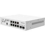 Mikrotik - CSS610-8G-2S+IN - Cloud Smart Switch 610-8G-2S+IN, 8x Gigabit Bağlantı Noktası, 2x Sfp+ Kafes, Swos, Masaüstü Kasası, - Beyaz