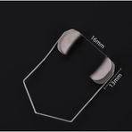 Mikroturcu Oftalmik Spekulum Tel Göz Açıcı Eğri 16mm Açıklık 13mm Oftalmolojik Cerrahi Eğitim Materyali