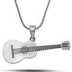 mikudesign Gümüş Gitar Kolye