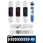 Mil Kapalı Kasa Su Arıtma Cihazı 14lü Filtresi Standart Membranlı Set (kk-14-set-s)
