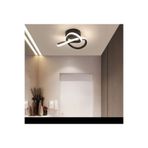 MİLA AYDINLATMA Dönence Modern Tekli Siyah Plafonyer Led Beyaz Power Ledli Salon Mutfak Oda Hol Ledli Avizeyah