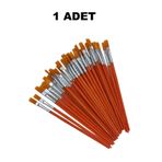 MİLACOLOR 1 Adet Fırça ( 17 Cm ) Sulu Boya, Akrilik Boya, Guaj Boya, Yağlı Boya, Resim Boyama Düz Uçlu