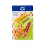 Milan 14930904 Zigzag Kesimli Çocuk Makası + 3 Kalıp