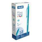 Milan 176551212 P1 Touch Mavi 12 Adet Tükenmez Kalem