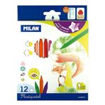 Milan 80013 12'li Plastik Pastel Boya