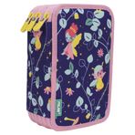 MILAN® Fairy Tale kalem kutusu, 3 katlı, özel serili kalem kutusu, lila