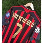 Milan Özel Tasarım Shevcenko 7 Retro Forma Kırmızı/siyah - Çok Renkli