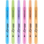 Milan Writech Highlighters Fosforlu Kalemler 6'lı Set - Geri Çekilebilir Tasarım - Pastel