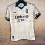 Milan'ın Plea.sure Beyaz Yetişkin Futbol Forması - Antrasit