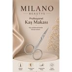 MİLANO BEAUTYS Kaş Makası Paslanmaz Çelik Kaş Bıyık Makası