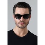 MİLANO KORS Erkek Siyah Gövde Siyah Cam Metal Detay Güneş Gözlüğü
