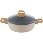 Milanor Neo Seramik 24 cm Basık Tencere - Bej
