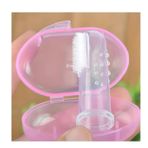 Milena Life Mini Bebek Çocuk Parmak Diş Fırçası Saklama Kabı 1 Adet Renk: Şeffaf