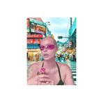 Milenyum Y2K Unisex Tasarım Pembe Güneş Gözlüğü