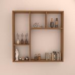 MİLET DUVAR RAF SET BAMBU ( PARLAK )