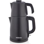 Miletto Inox 2000W Gizli Rezistanslı Otomatik Çay Makinesi 2,9 Lt - MT20 - Siyah