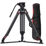 Miliboo MTT609A Hidrolik Kafalı Profesyonel Alüminyum Tripod
