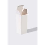 Miligram Paper 5.5x5.5x12 cm 50 ml Beyaz Karton Parfüm Kutusu 25