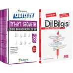 Milimetrik Yayınları TYT AYT Geometri Seti ve Ankara Kitap Merkezi Yayınları Dil Bilgisi Soru Bankası Seti 2 Kitap