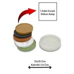 Milinza Saksı, Mumluk, Bardak Altlığı Silikon Kalıbı , Beton Harcı, Taş Tozu , Alçı Döküm Kalıbı (1 Adet)