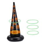 Milisten 1 Takım Cadılar Bayramı Şapkası Şişme Yüksük parıltı cadılar bayramı yüzük atmak cadılar bayramı oyuncakları halloween hallowen çocuk oyuncakları cadılar bayramı dekorasyonu pvc