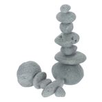 Milisten 2 Adet döşeli taş sahte bonsai döşeli minyatür manzara sahne bahçe aksesuarları minyatür taş döşeme mikro peyzaj süsü kaya dekoru akvaryum taşları kumtaşı Grey
