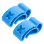 Milisten 2 Adet Frizbi klibi masaüstü mantar panosu mini ragbi cep uçan disk boru adaptörü Spor disk aksesuarı Uçan disk aparatı uçan disk kelepçesi taşınabilir disk kelepçe karın kası Blue